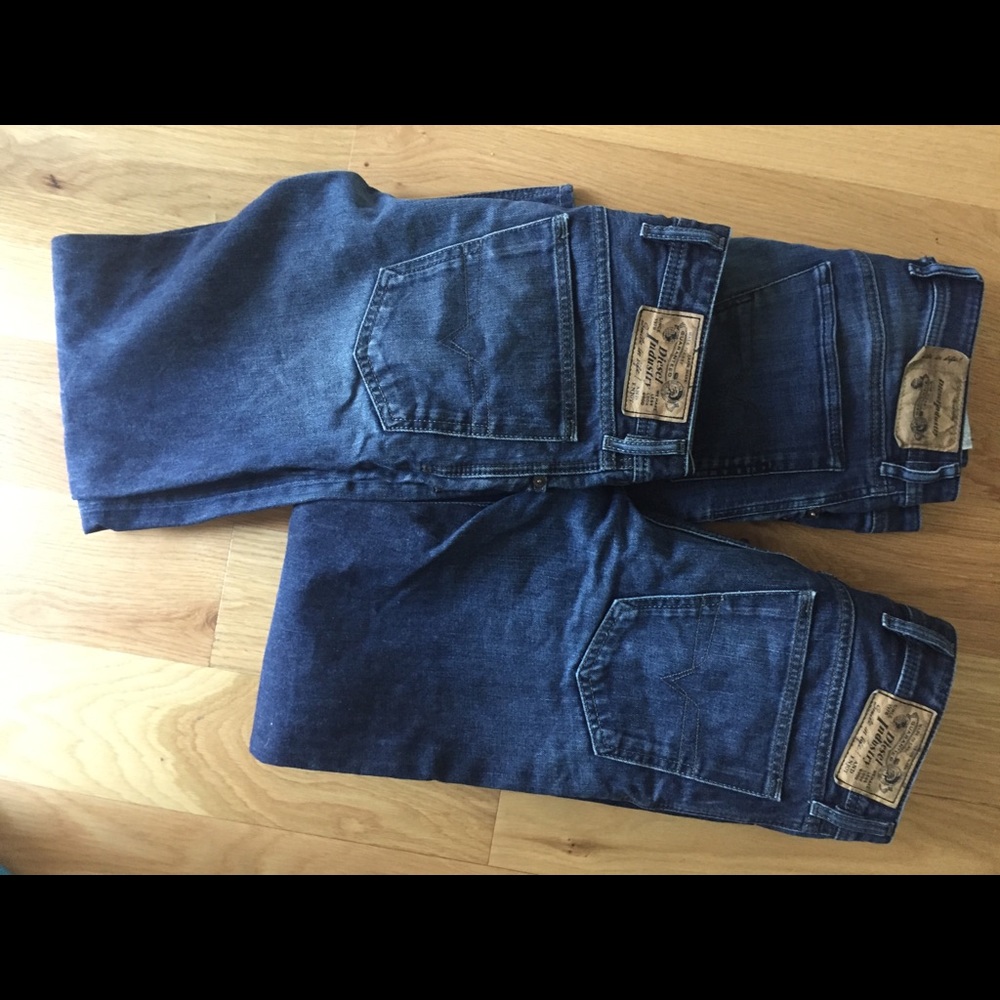 3 pairs diesel jeans